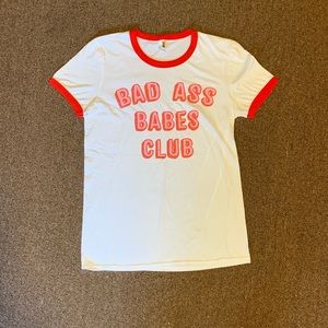 Bad Ass Babes Club shirt Small NEW